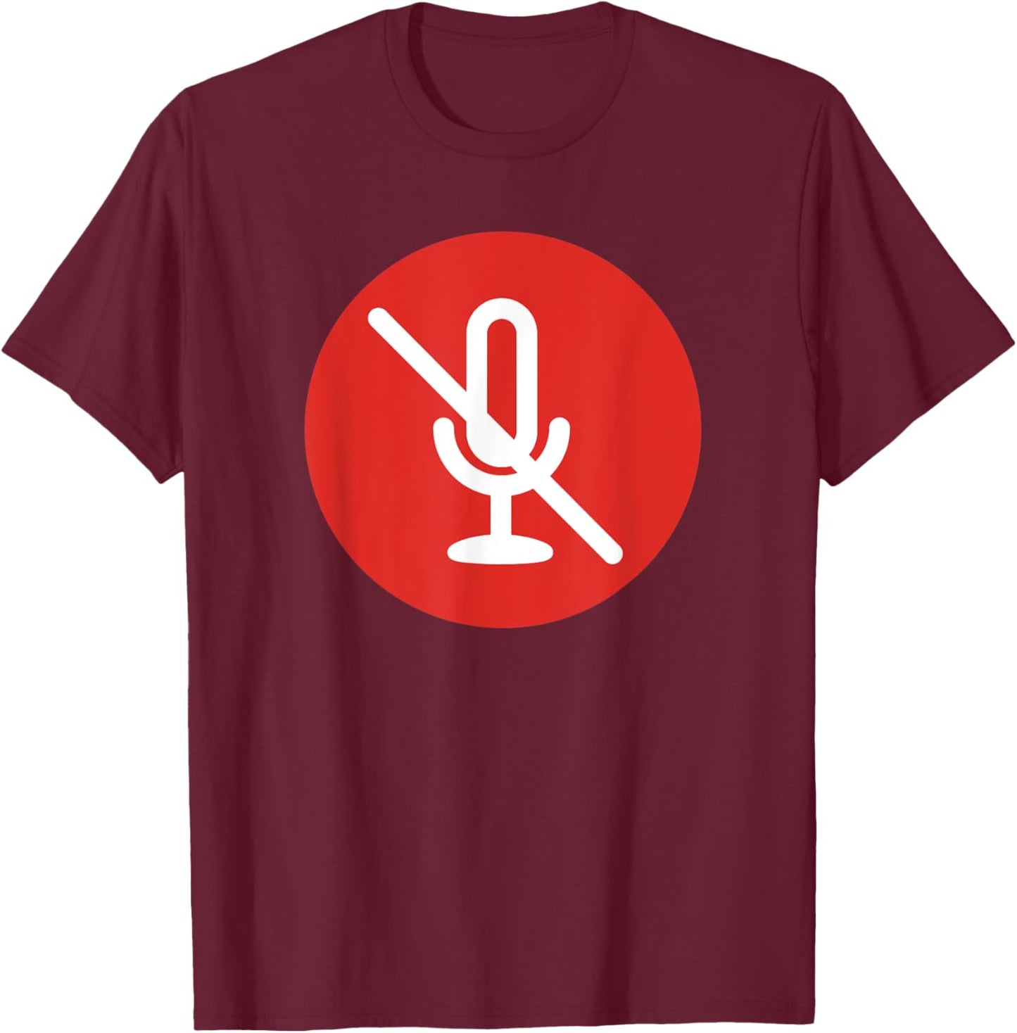 Mute Your Mic Funny Virtual Teacher Online Classroom Men Women T-Shirt - T-Shirt | Maroon