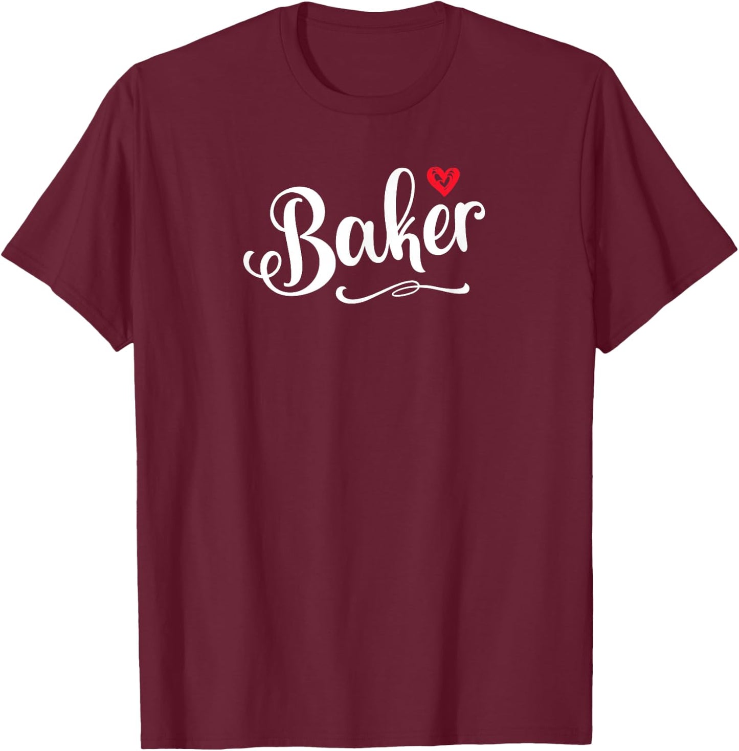 Baker Bakery Baking Cupcakes Bread Women T-Shirt - T-Shirt | Maroon