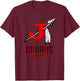 Jackson Indians Logo Country HS T-Shirt - T-Shirt | Maroon