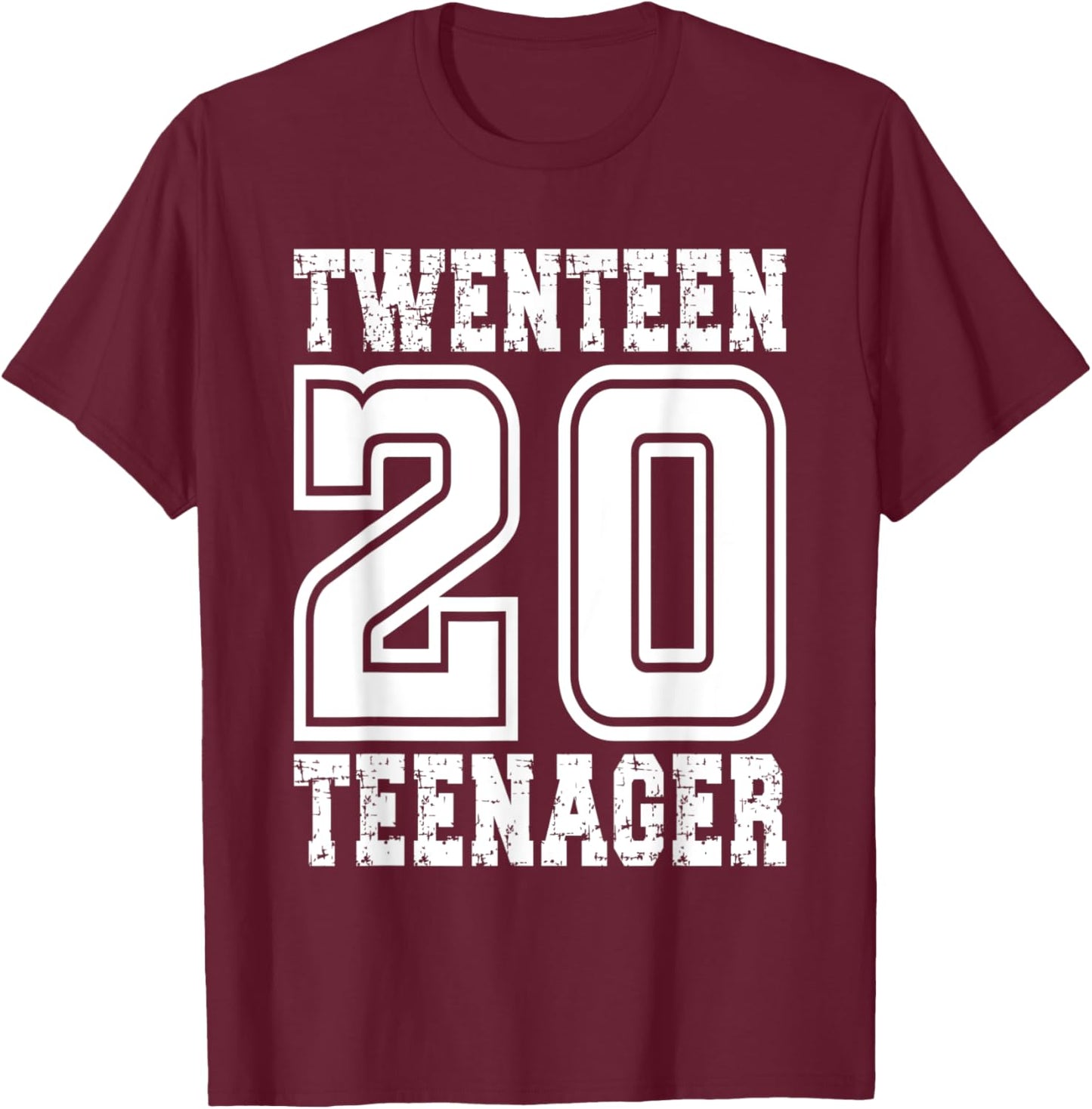 Twenteen 20 Last Teenager Level T-Shirt - T-Shirt | Maroon