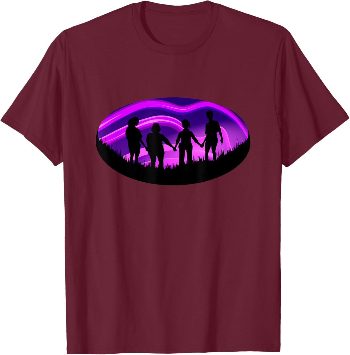 Lost Records: Bloom & Rage - The Abyss , Black, S T-Shirt - T-Shirt | Maroon