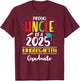 Funny Proud Uncle of a Class of 2025 Kindergarten Graduate T-Shirt - T-Shirt | Maroon