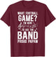Proud Papaw Marching Band Papaw Grandpa T-Shirt - T-Shirt | Maroon