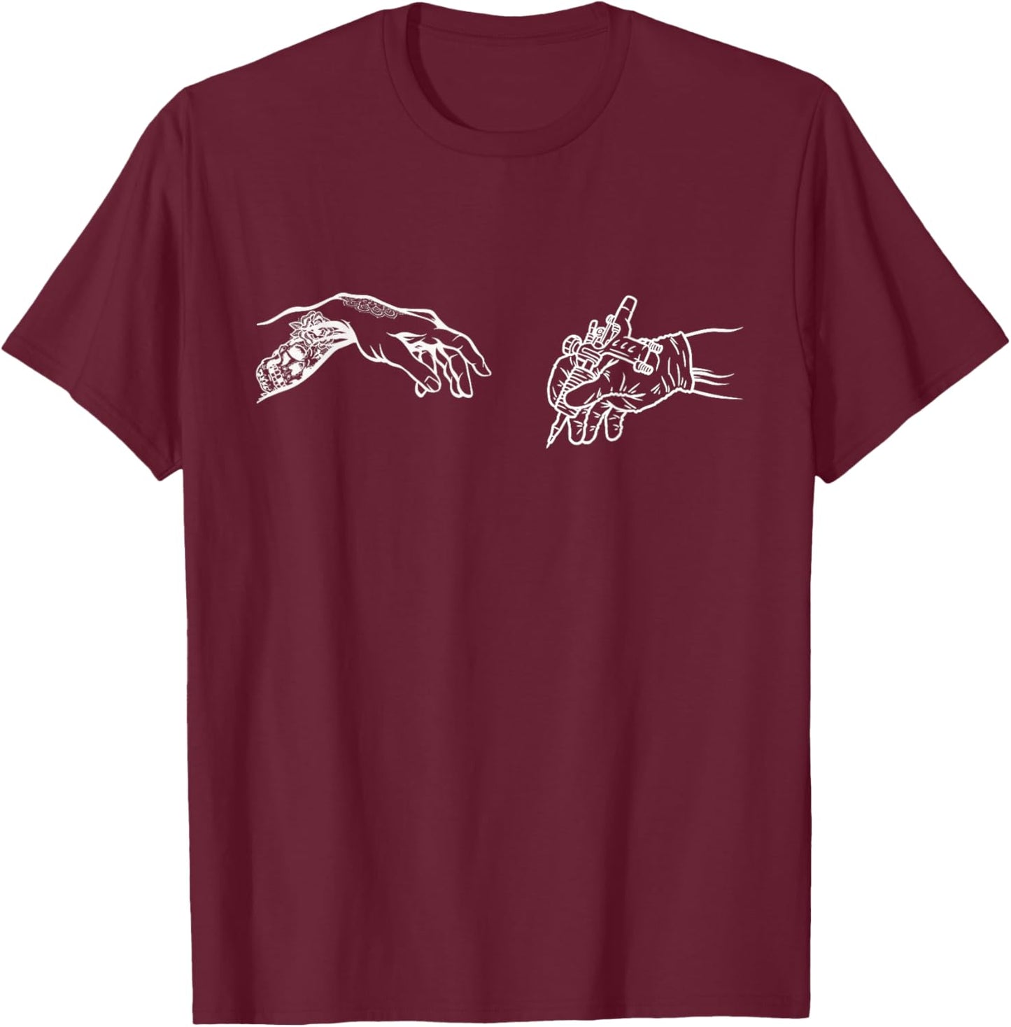 Tattoo Gun Tattoo Artist Funny Tattoo T-Shirt - T-Shirt | Maroon