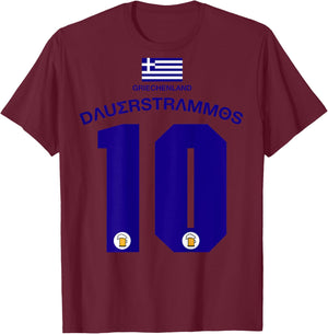 Griechenland Party Trikot Malle Party-Urlaub T-Shirt - T-Shirt | Maroon