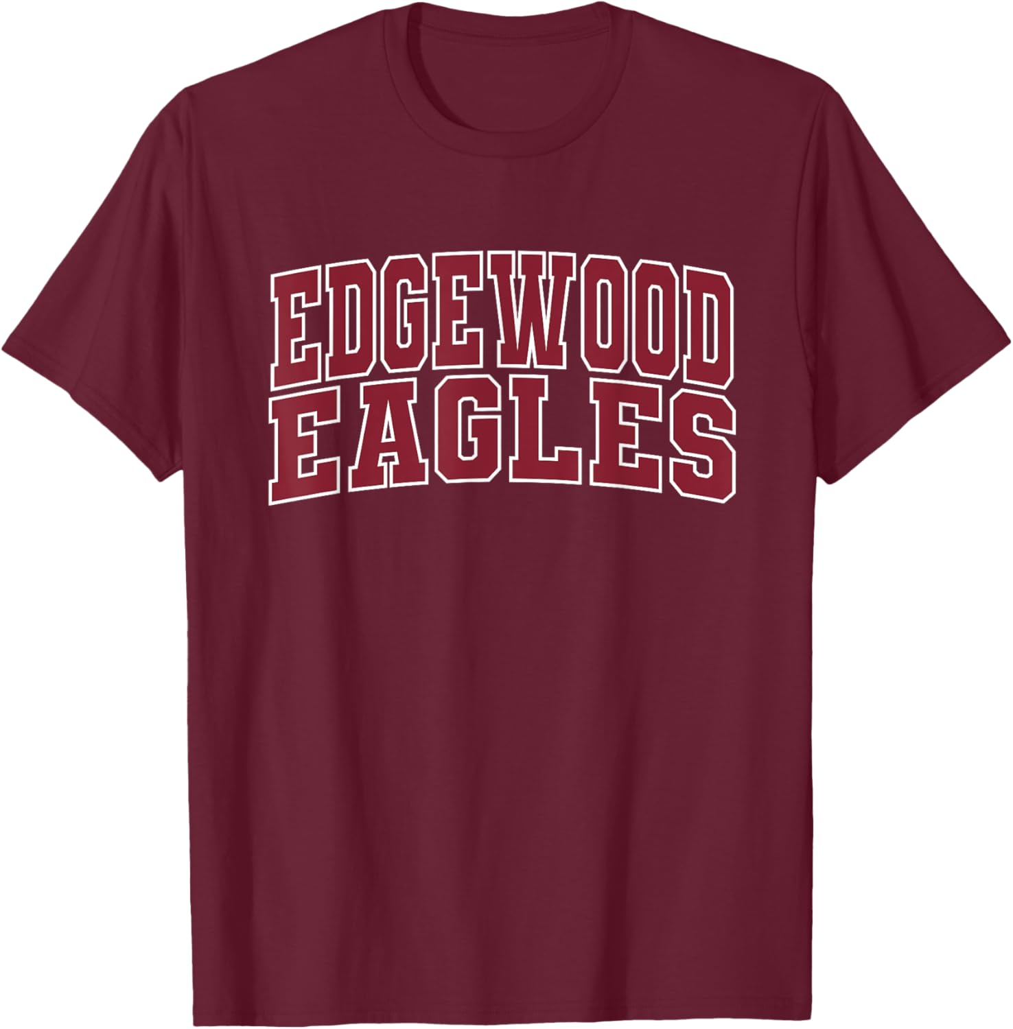 Edgewood College Eagles Apparel Sports Fan T-Shirt - T-Shirt | Maroon