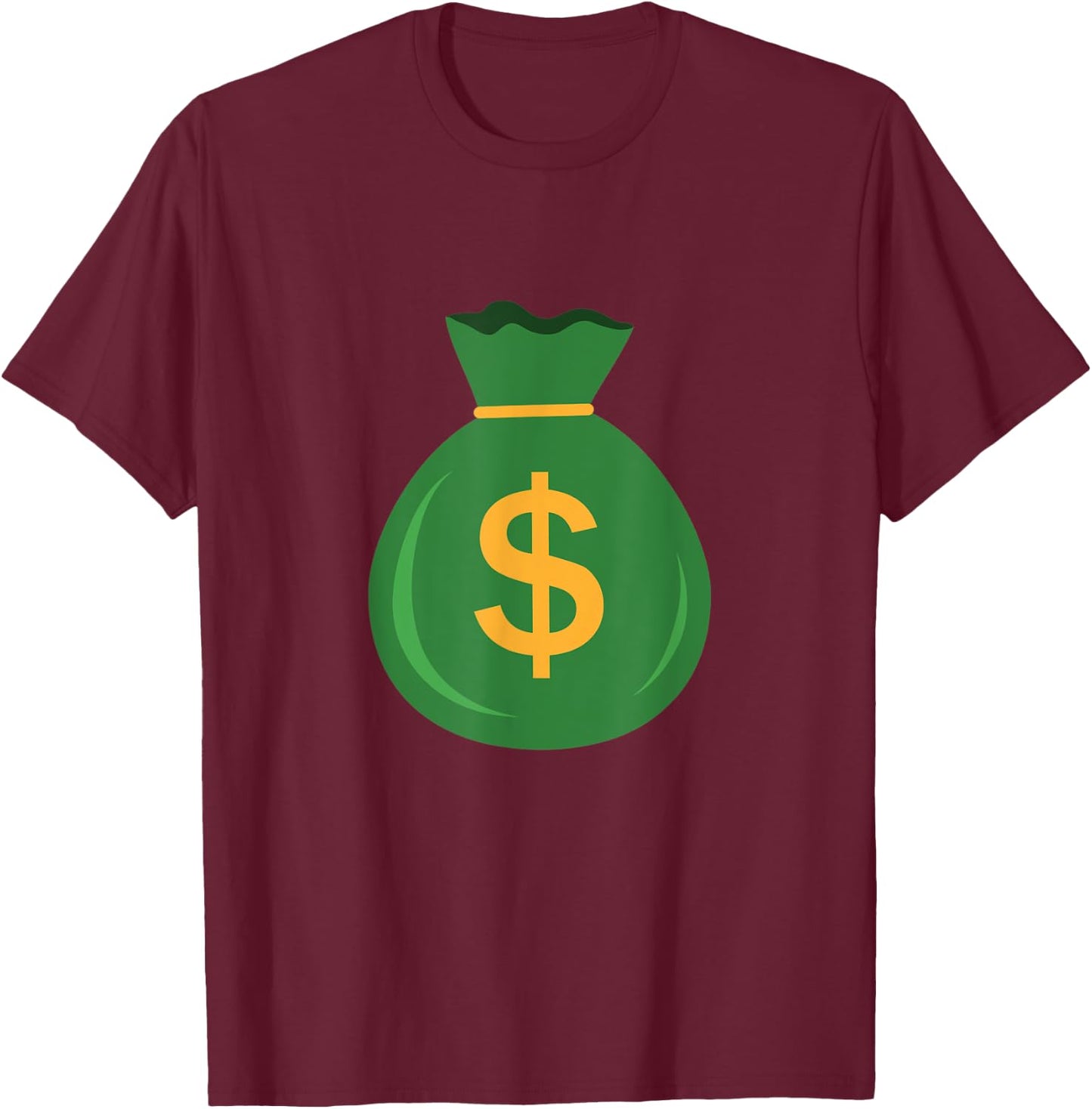 Money Bag T-Shirt - T-Shirt | Maroon