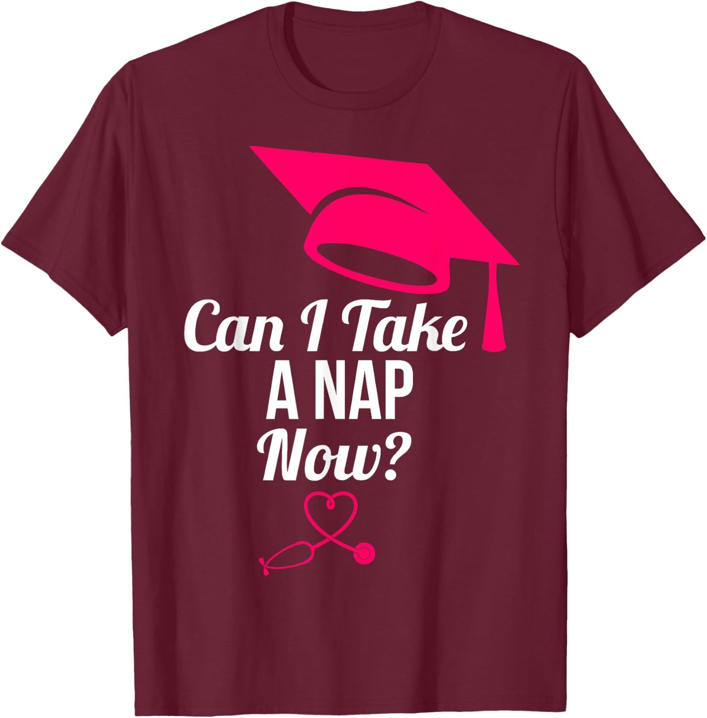 RN LVN New Nurse Grad Sarcastic Funny Nursing Graduate Gift T-Shirt - T-Shirt | Maroon