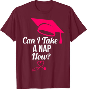 RN LVN New Nurse Grad Sarcastic Funny Nursing Graduate Gift T-Shirt - T-Shirt | Maroon