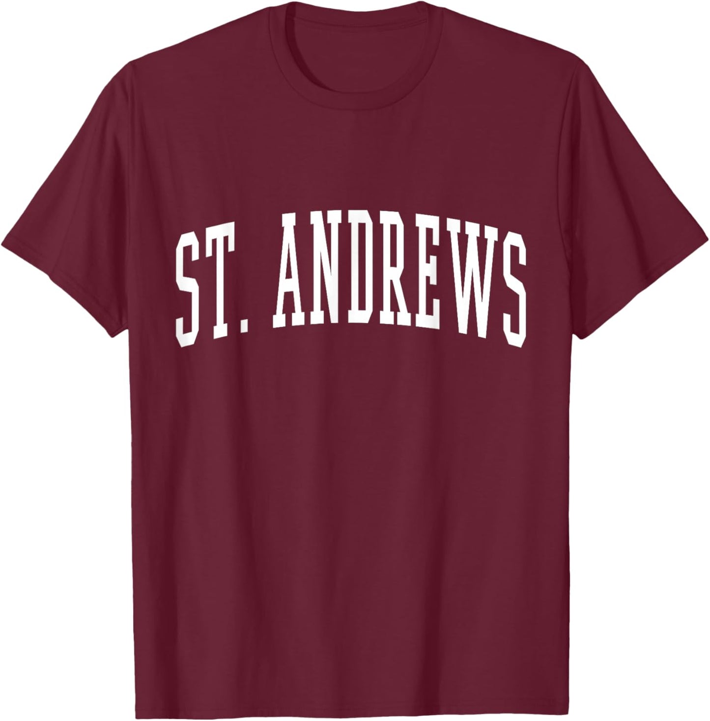 St Andrews Scotland Classic Vintage T-Shirt - T-Shirt | Maroon