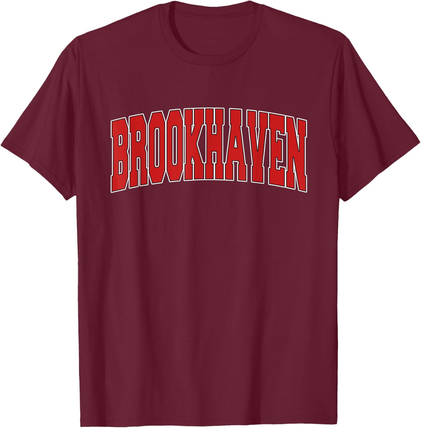 BROOKHAVEN PA PENNSYLVANIA Varsity Style USA Vintage Sports T-Shirt - T-Shirt | Maroon