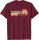 1978 Vintage Shirt, Birthday Gift . Retro Style T-Shirt - T-Shirt | Maroon