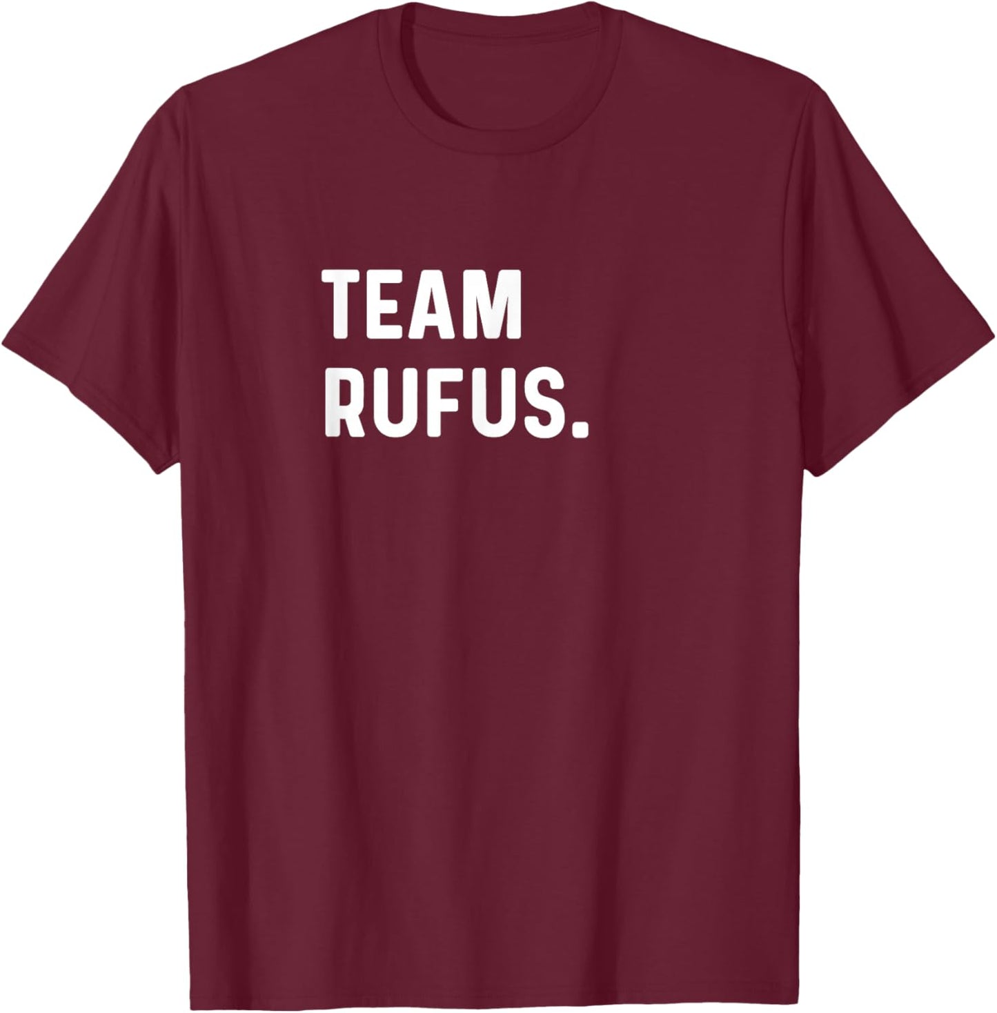 Team Rufus - Name T-Shirt - T-Shirt | Maroon