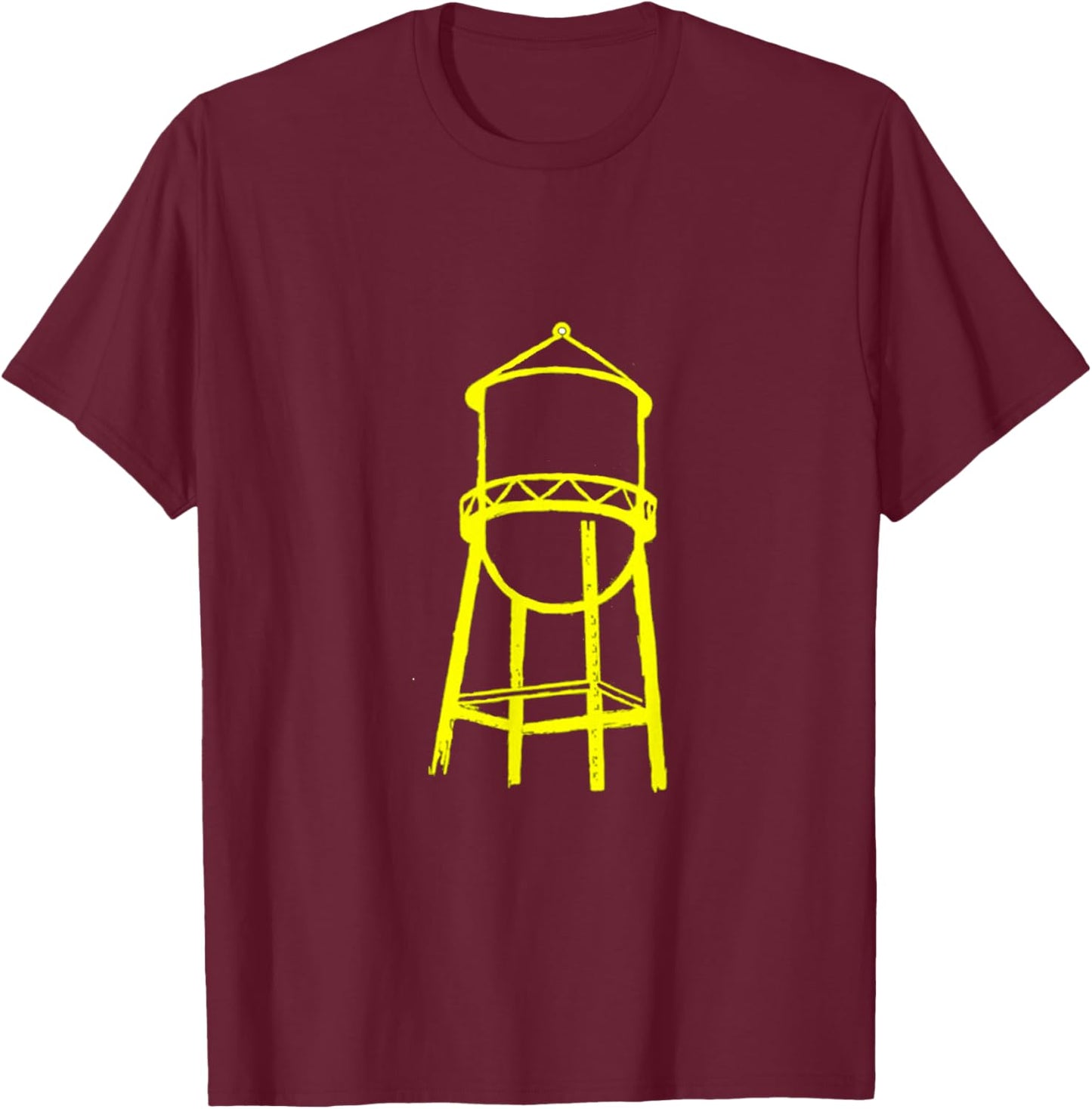 Water Tower T-Shirt - T-Shirt | Maroon