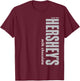 Hershey's Milk Chocolate Vintage Classic Vertical Logo T-Shirt - T-Shirt | Maroon