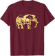 African Elephant Africa Wildlife Safari Nature Wild Animals T-Shirt - T-Shirt | Maroon