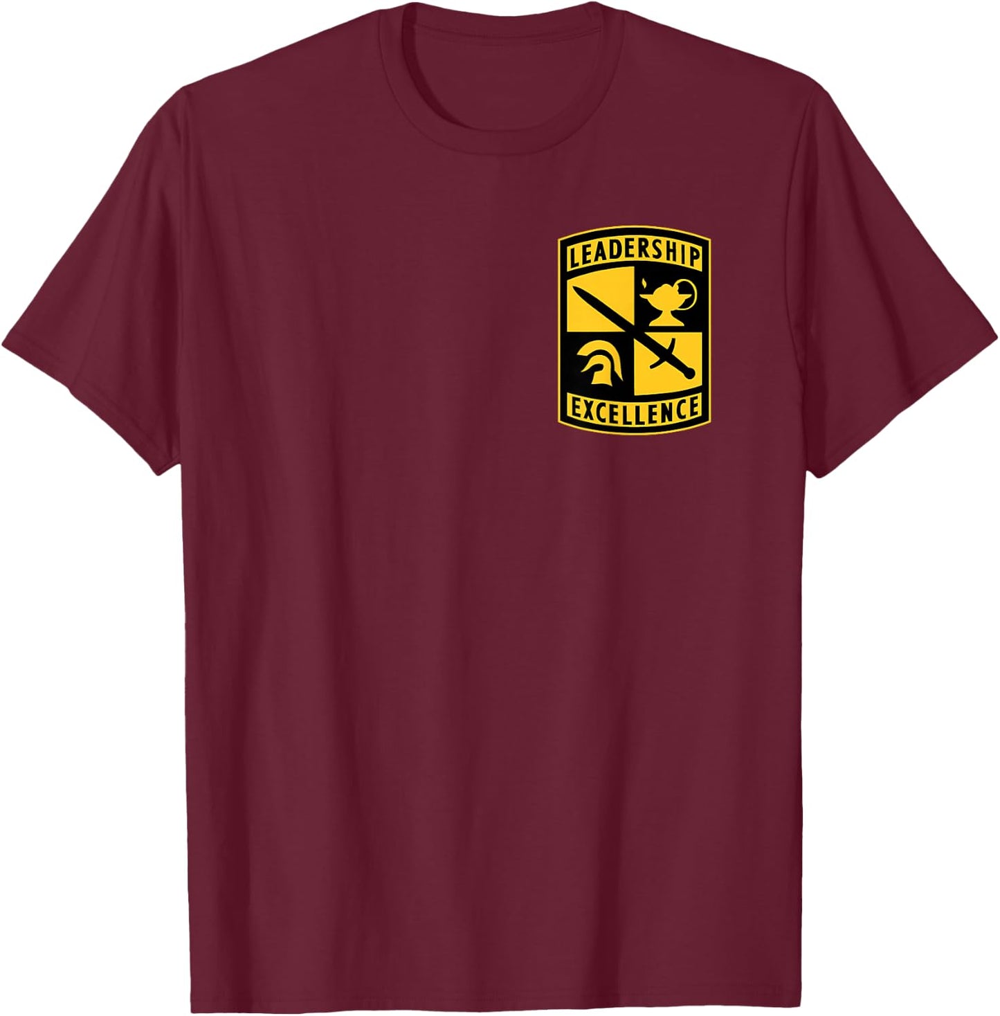 US Army ROTC Reserve Officer Training Corps Soldier Military T-Shirt - T-Shirt | Maroon