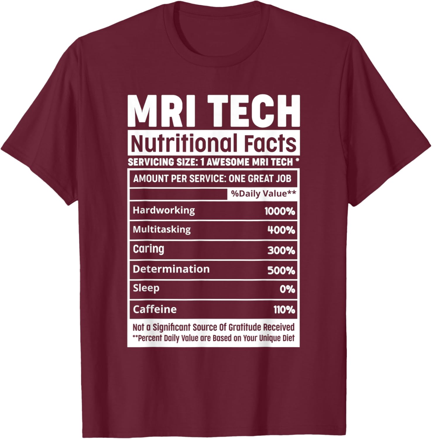 MRI Technologist Radiology Tech Magnetic Resonance Rad Tech T-Shirt - T-Shirt | Maroon