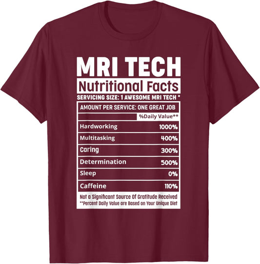 MRI Technologist Radiology Tech Magnetic Resonance Rad Tech T-Shirt - T-Shirt | Maroon