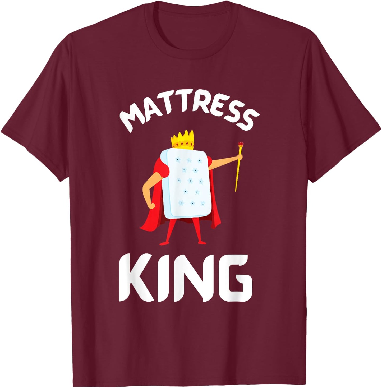 Best Salesman Bed Mattress Doctor T-Shirt - T-Shirt | Maroon