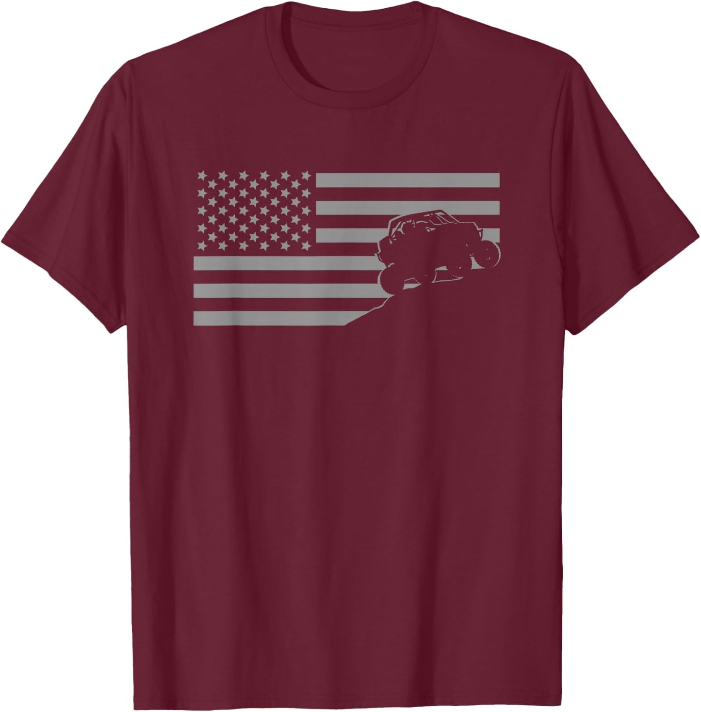 Off Roading Quad ATV Apparel - Off Road Quad ATV Small T-Shirt - T-Shirt | Maroon