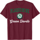 Plaquemine High School Green Devils C3 T-Shirt - T-Shirt | Maroon