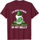 St Patricks Day I'm Into Fitness Fit'ness Beer In My Belly T-Shirt - T-Shirt | Maroon