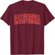 CALIFORNIA PA PENNSYLVANIA Varsity Style USA Vintage Sports T-Shirt - T-Shirt | Maroon