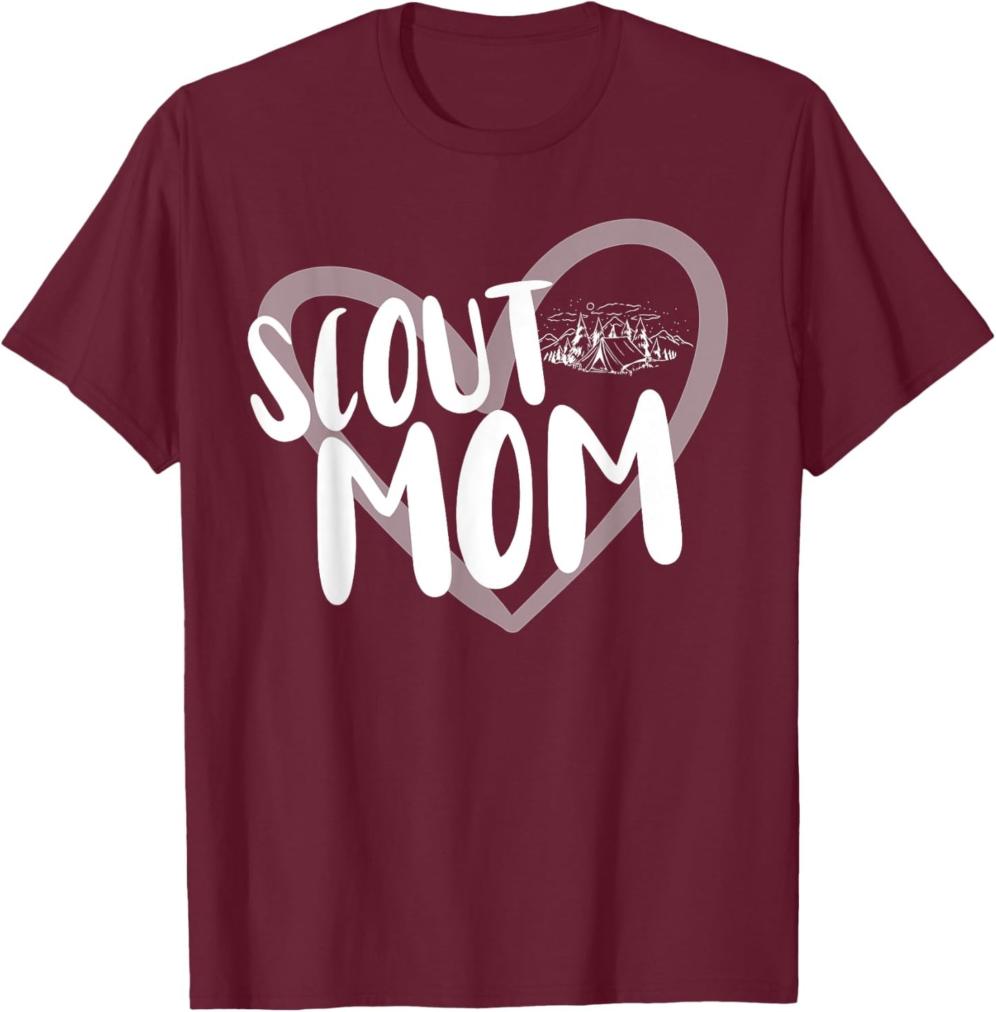 Scouting Funny Scout Mom T-Shirt - T-Shirt | Maroon