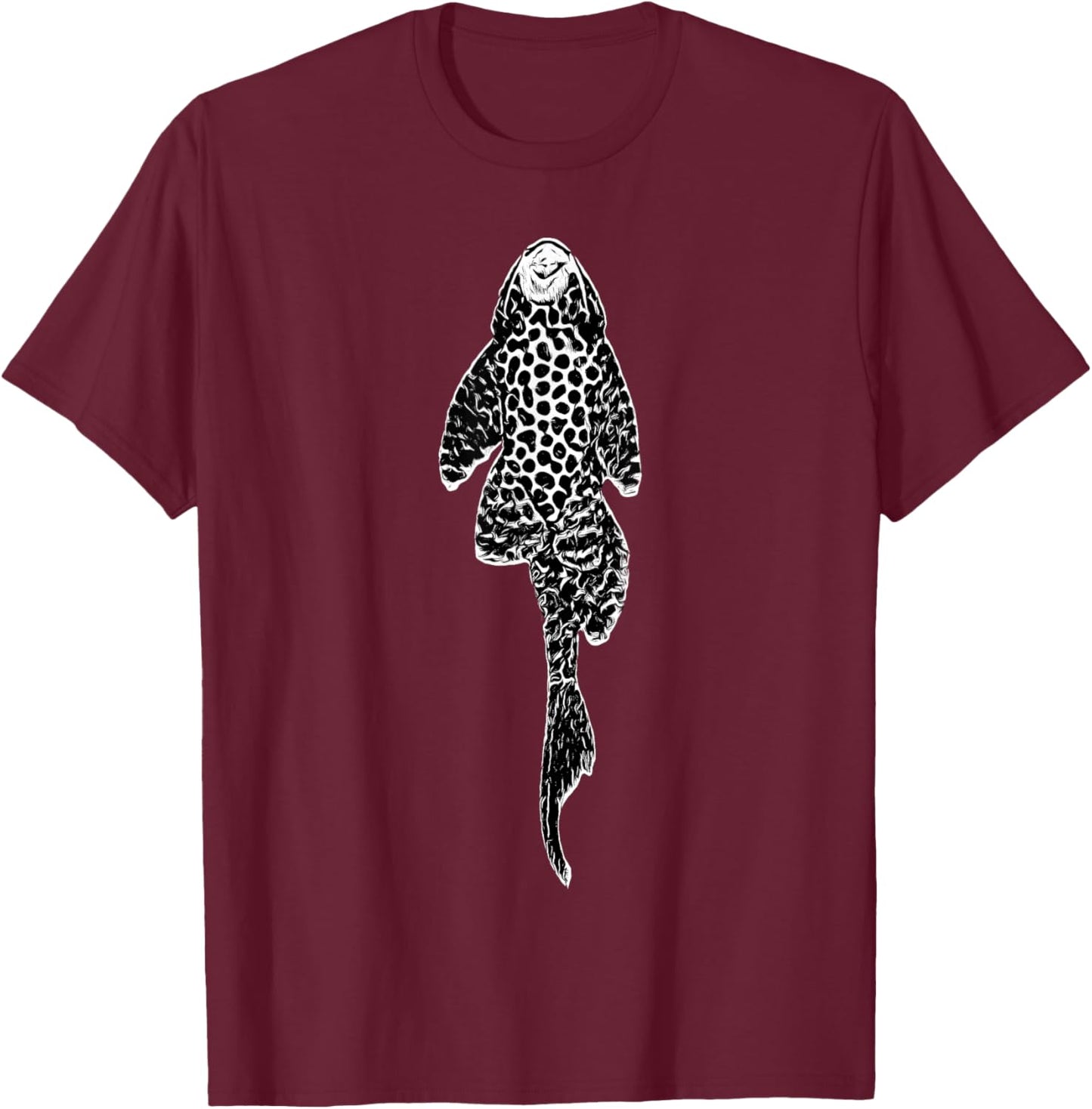 Common Plecostomus Sucker Fish Keeper T-Shirt - T-Shirt | Maroon