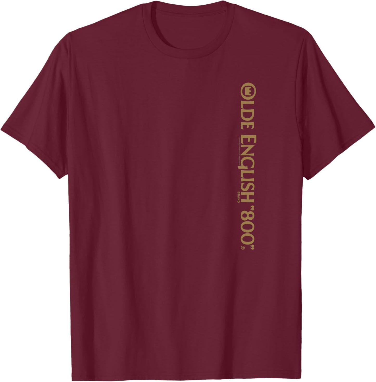 Old English 800 Malt Liquor T-Shirt - T-Shirt | Maroon