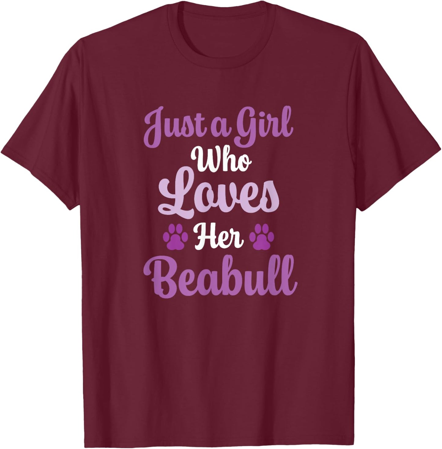 Beabull Gift Who Love Their Beabull T-Shirt - T-Shirt | Maroon