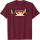 Funny Sushi Weight Lifting I Love Sushi Rolls Gym Fitness T-Shirt - T-Shirt | Maroon