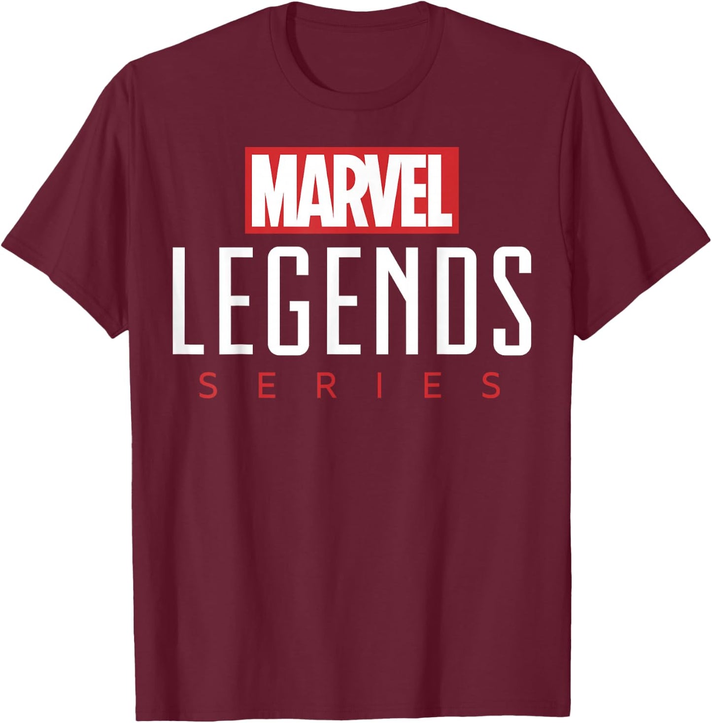 Marvel Legends Series Logo T-Shirt - T-Shirt | Maroon