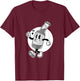 Retro Rubber Hose 20s Old Cartoons style Vintage.beer bottle T-Shirt - T-Shirt | Maroon