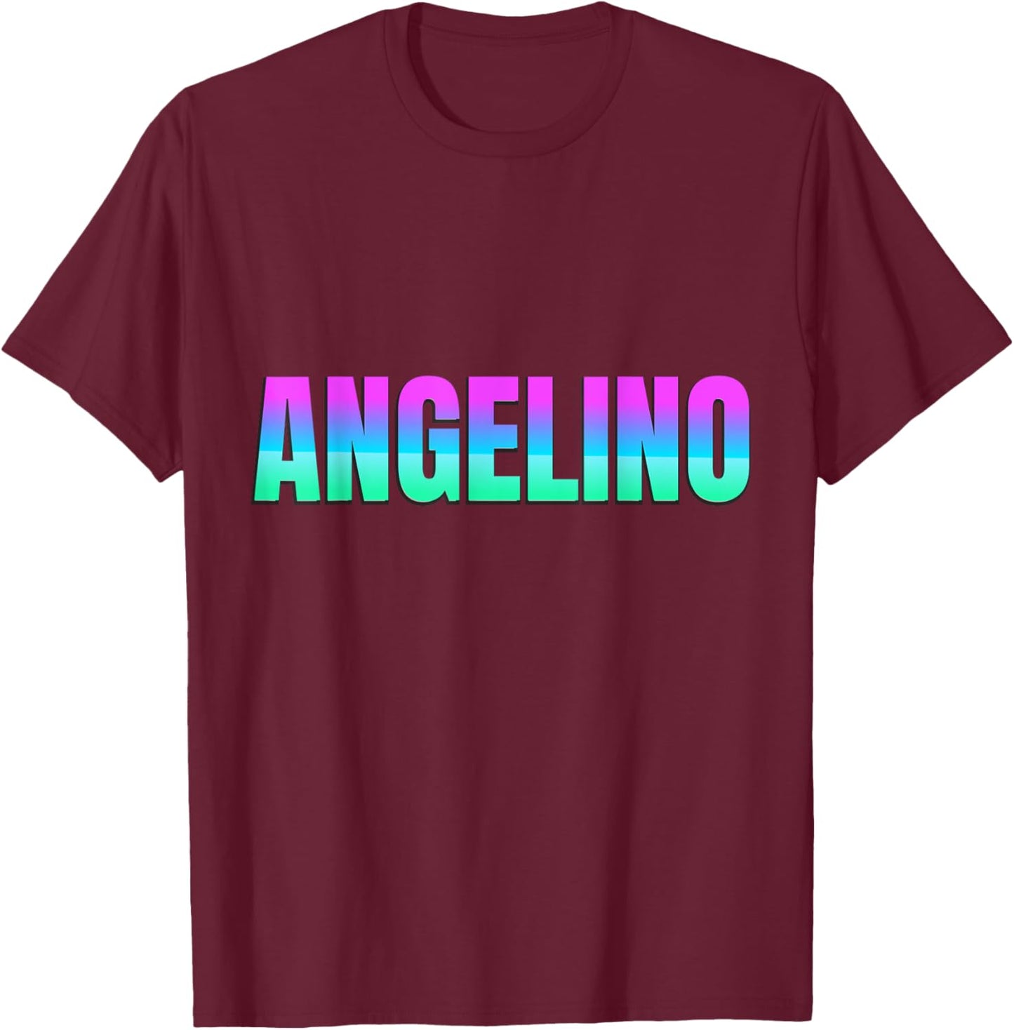 Los Angeles Proud Angelino Resident Hometown California T-Shirt - T-Shirt | Maroon