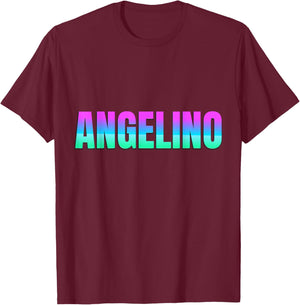 Los Angeles Proud Angelino Resident Hometown California T-Shirt - T-Shirt | Maroon