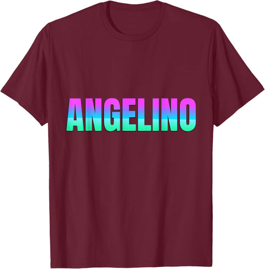 Los Angeles Proud Angelino Resident Hometown California T-Shirt - T-Shirt | Maroon