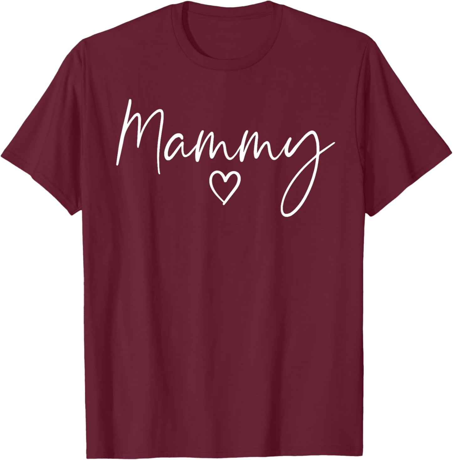 Mammy Gifts Heart Mother's Day Mammy T-Shirt - T-Shirt | Maroon