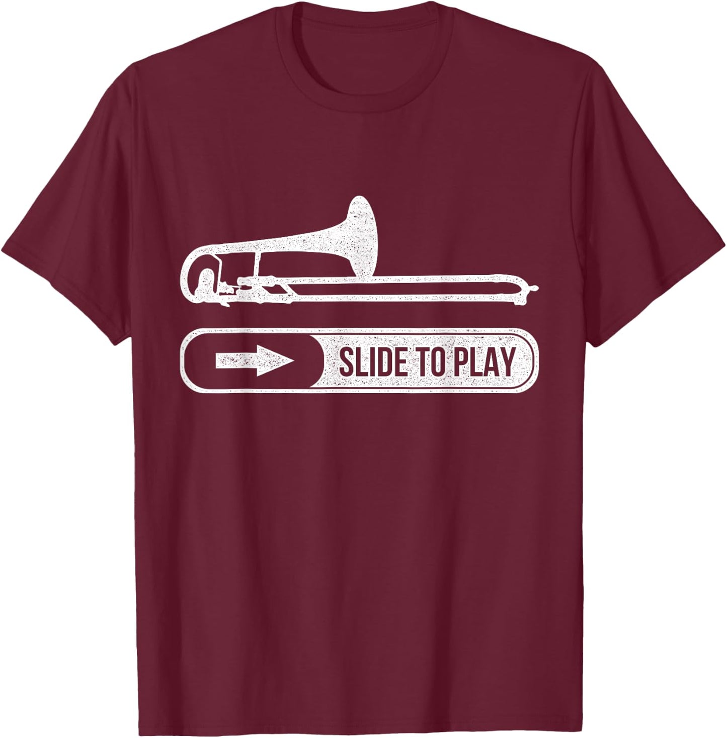 Funny Trombone Trombonist Gift T-Shirt - T-Shirt | Maroon