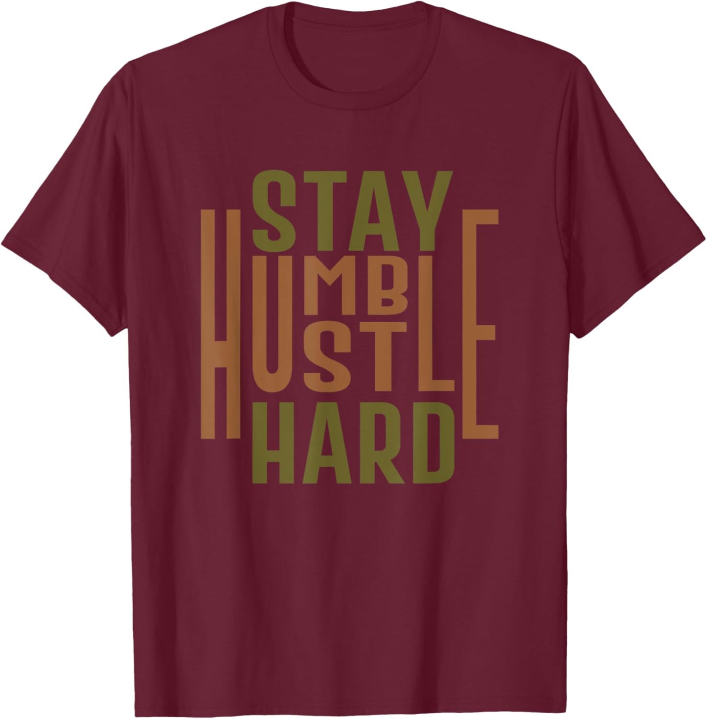Concrete And Luxury Stay Humble Beef And Broccoli T-Shirt - T-Shirt | Maroon