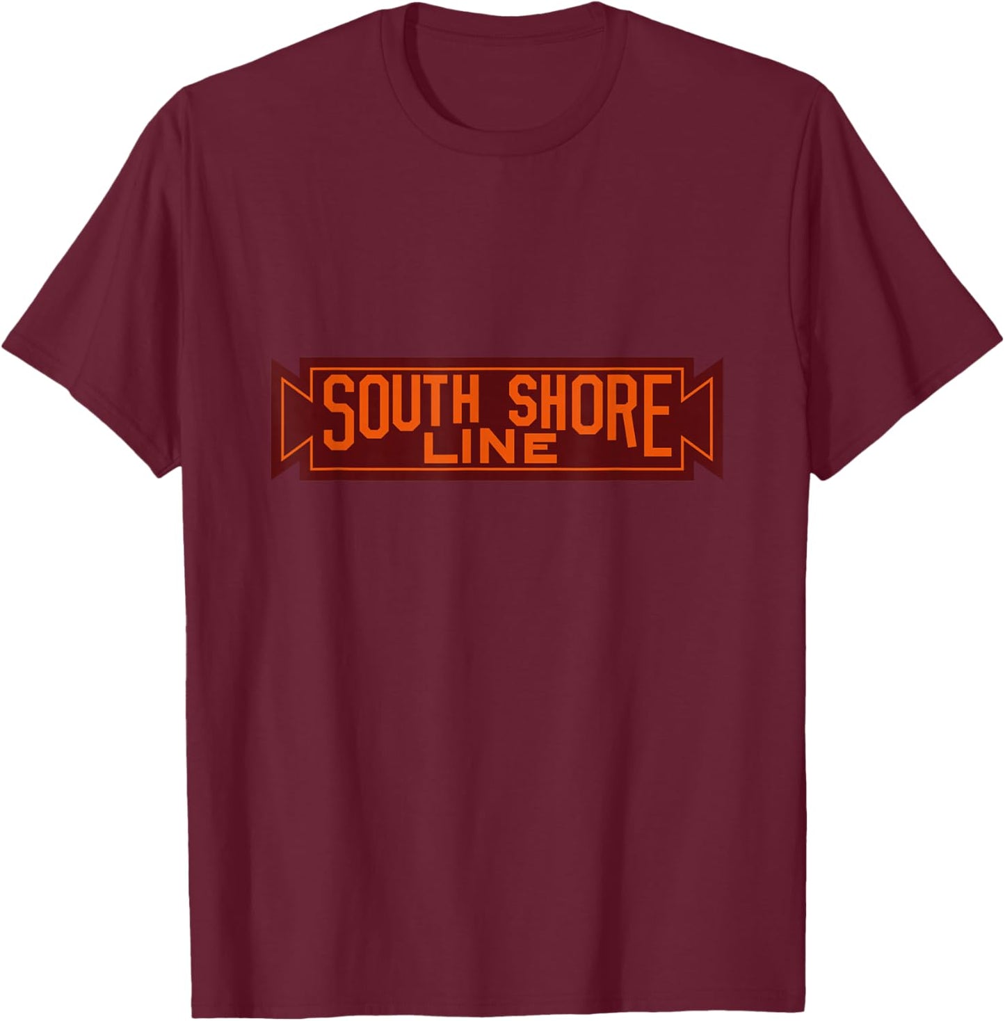 South Shore Line T-Shirt - T-Shirt | Maroon