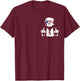 (Front and Back) You Missed Trump 2024 US American Flag T-Shirt - T-Shirt | Maroon
