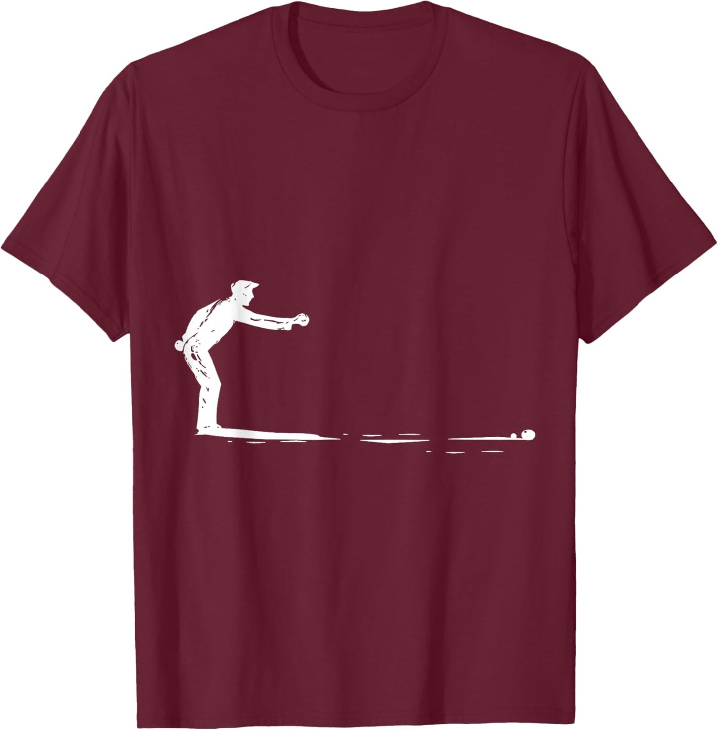 Petanque T-Shirt - T-Shirt | Maroon