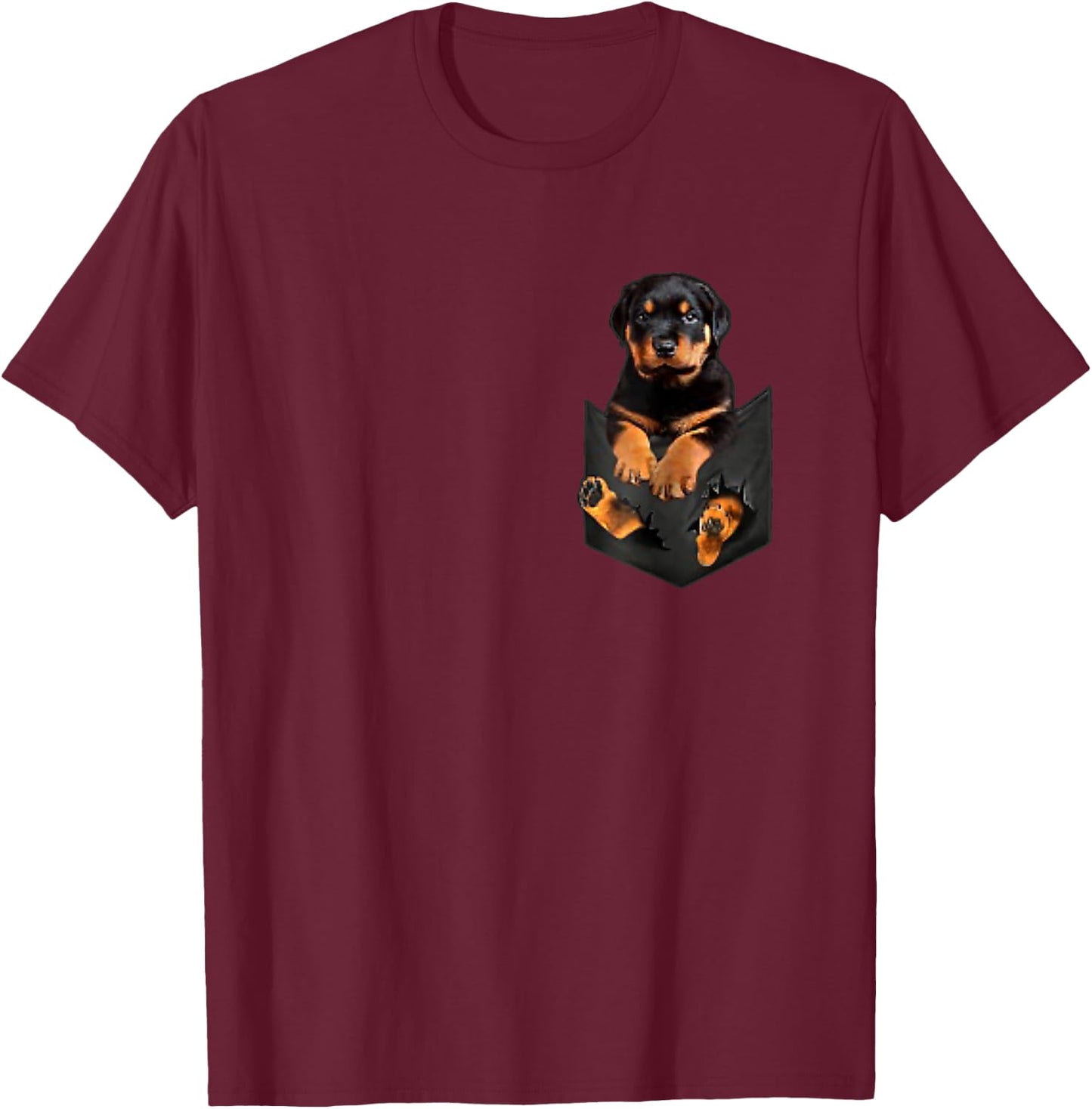 Dog lovers gifts Rottweiler in a bag T-Shirt - T-Shirt | Maroon