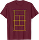 Tennis T-Shirt - T-Shirt | Maroon