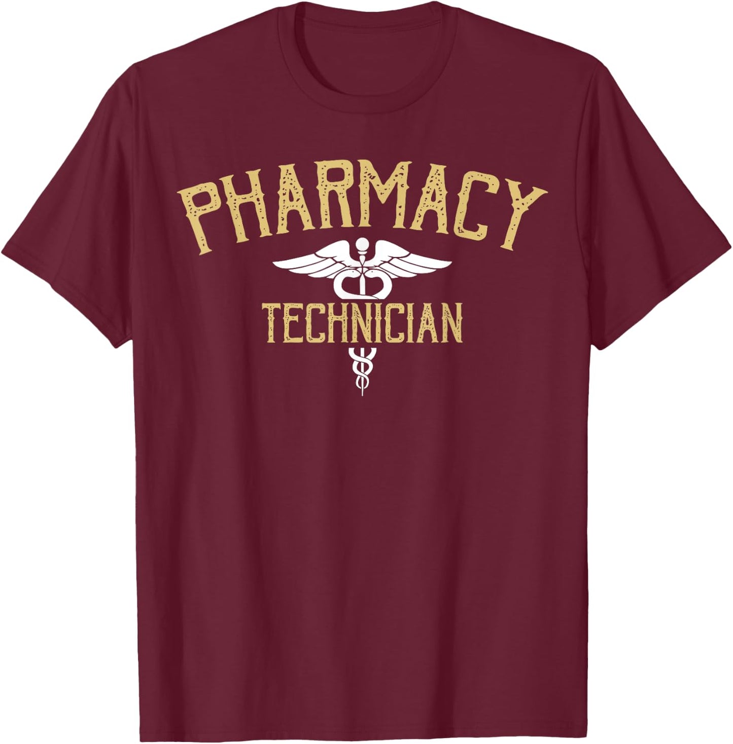 Pharmacy Technician Healthcare Professionals Pharmacist T-Shirt - T-Shirt | Maroon