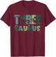 Three Saurus 3rd Birthday Dinosaur Boy Toddler Kids T-Shirt - T-Shirt | Maroon