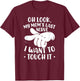 Mama's Last Nerve Funny Saying T-Shirt - T-Shirt | Maroon