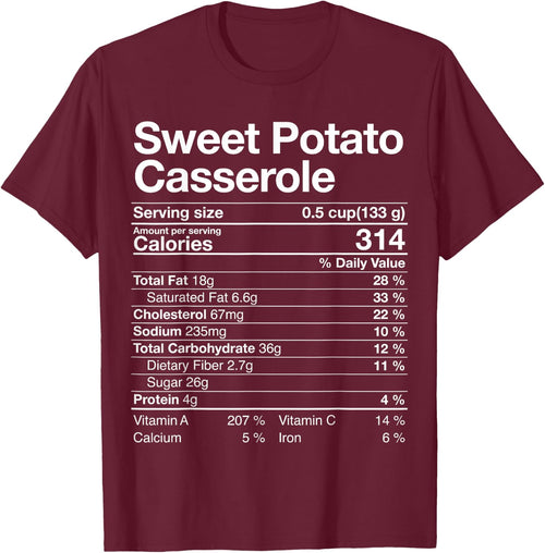 Sweet Potato Casserole Nutrition Facts Thanksgiving Gifts